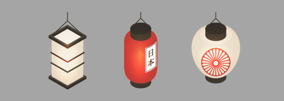 lamparas japonesas tipo chochin